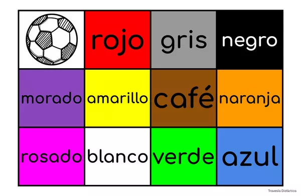 Clasificación de colores con pelotas de Futboll