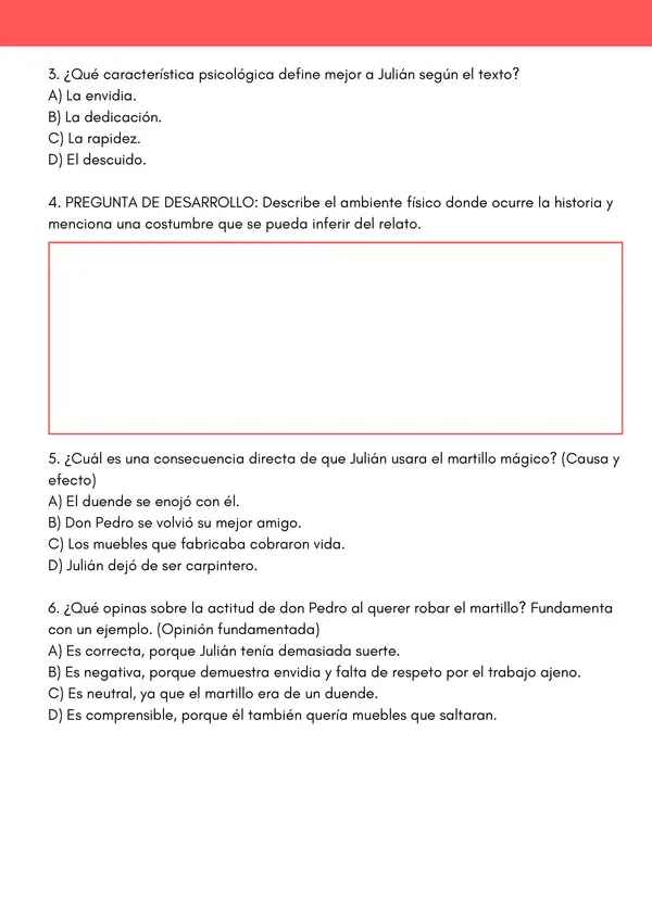 ENSAYO examen libre 5to básico 2026