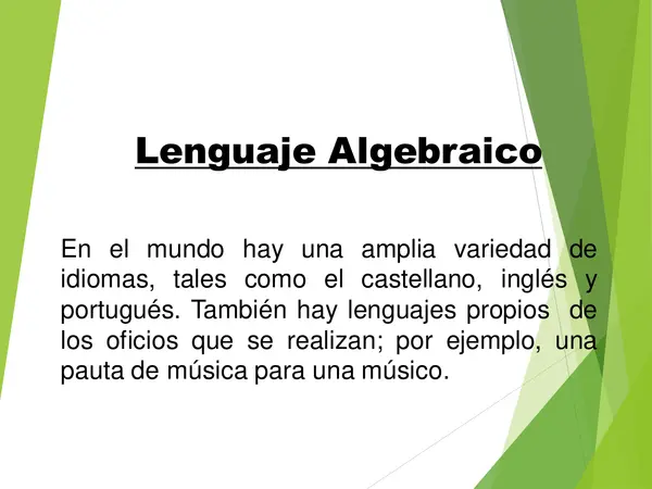  LENGUAJE ALGEBRAICO , MATEMATICAS, PRIMERO MEDIO