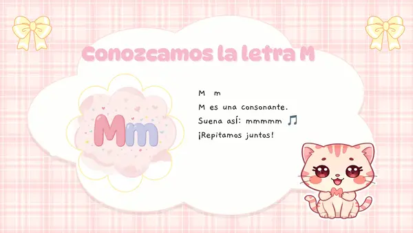 Aprendemos la letra M