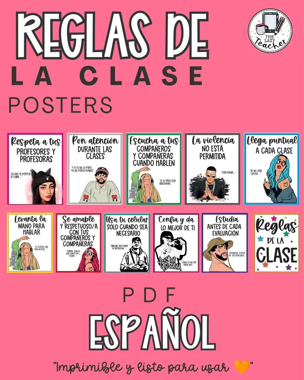POSTERS PARA LA SALA - REGLAS DE LA CLASE