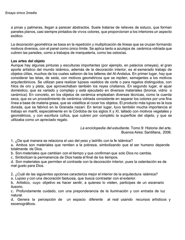 OFERTA 📚 Pack: 2 Ensayos SIMCE de Lectura – 2° Medio