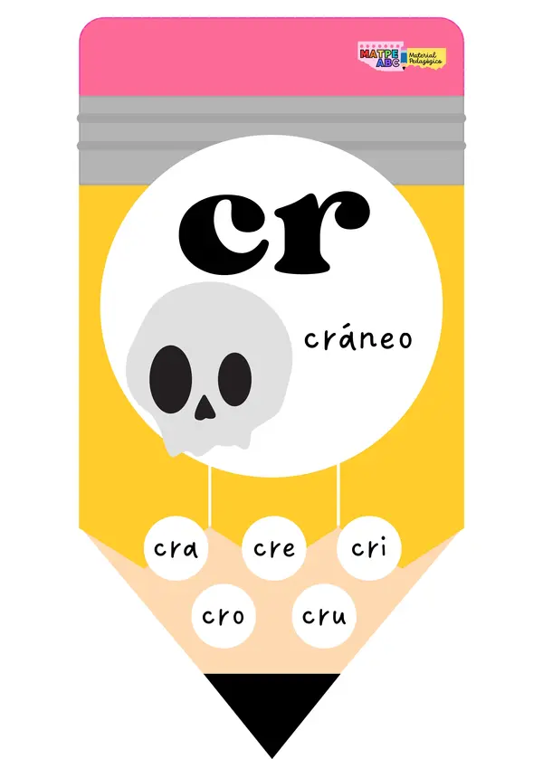 Tarjetas Grupos Consonánticos y Digrafos 