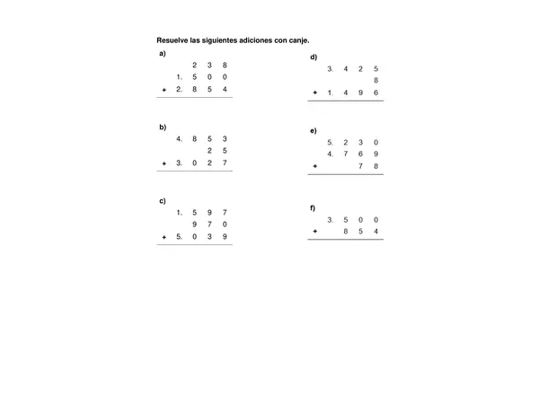 Ficha de adiciones 