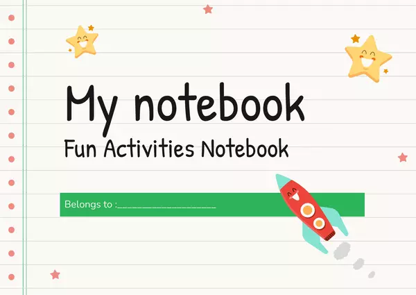 My Notebook - Fun Activities