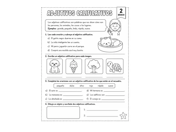 Adjetivos calificativos