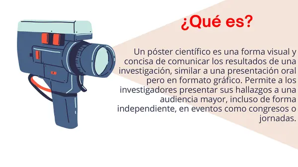 Poster científico 4 medio. Lectura y escritura especializada