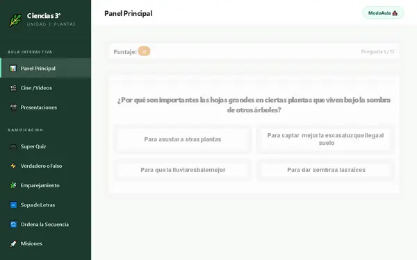 Aula Interactiva (Para la pizarra), u3 , cs nat. Ter. bas. , 4 VIDEOS , 4PPT , ACTIVIDADES Y PLANIFI