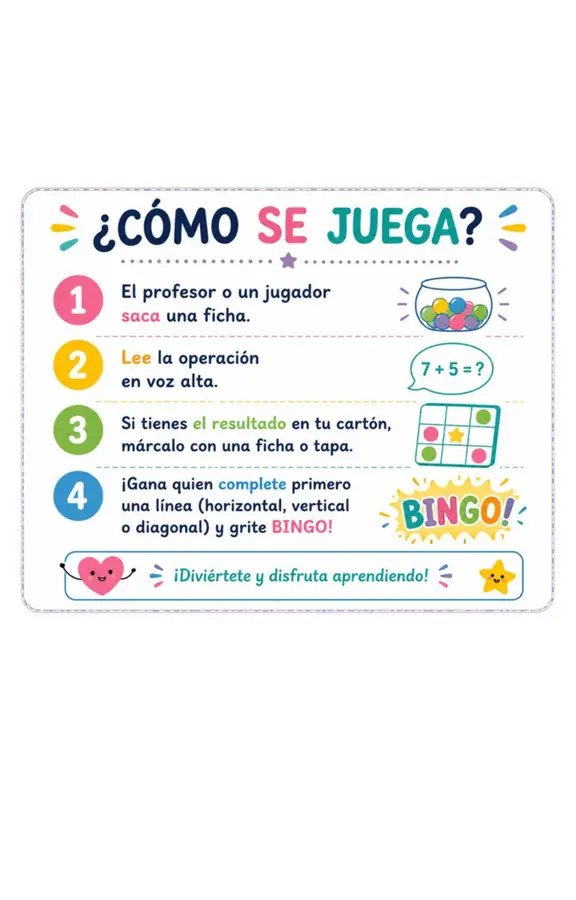 Bingo matemático