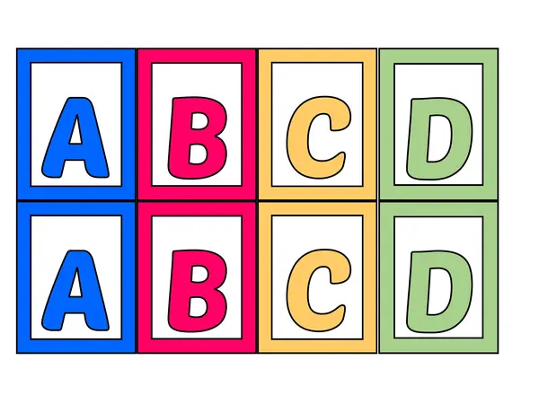 TARJETAS ABCD