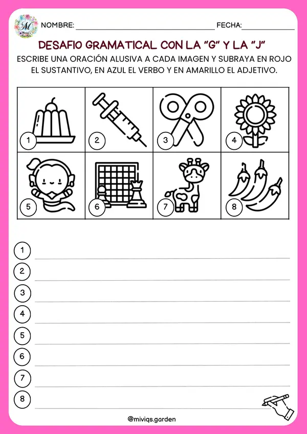 Desafío Gramatical: Ortografía Divertida (20 Actividades)