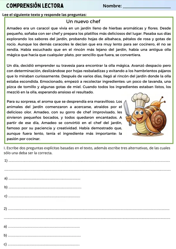 Habilidad de formular preguntas sobre el texto