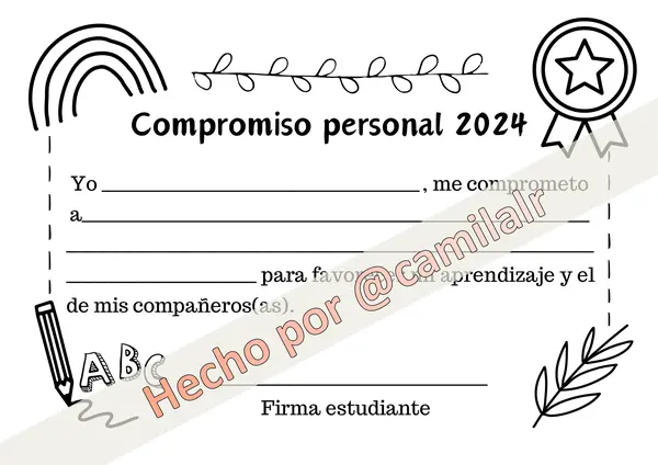 Compromiso personal 2024