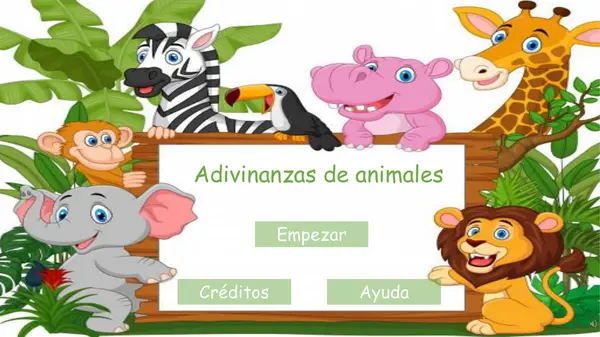 Jugando adivinar animales