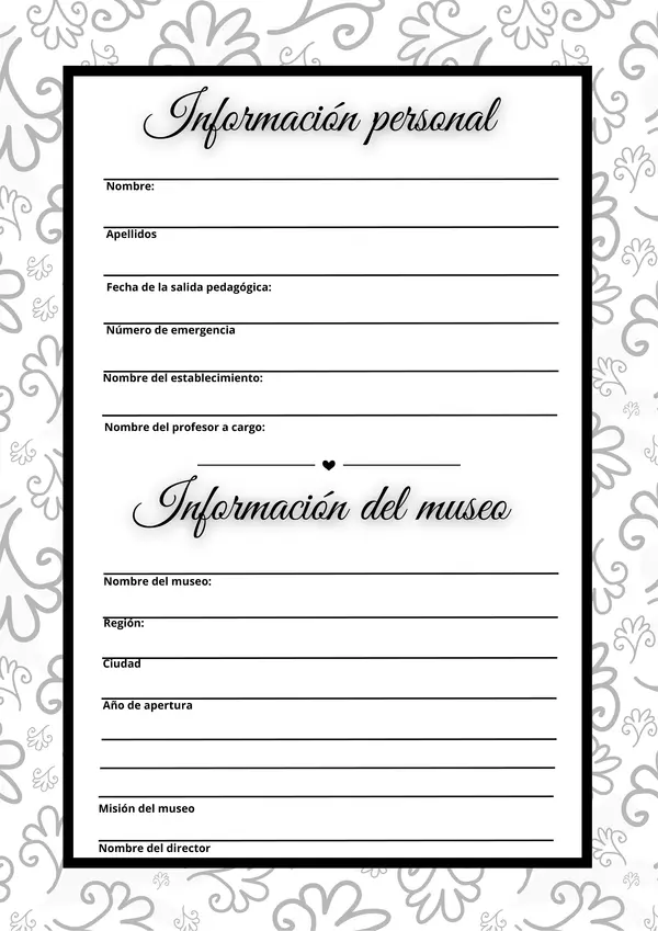 ✨ Diario de viaje pedagógico (formato imprimible) ✨