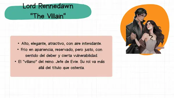 Asistente del villano - Descripción de personajes