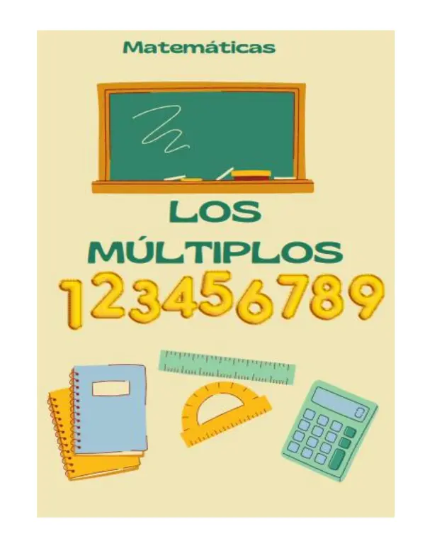Múltiplos 1-9 para imprimir 