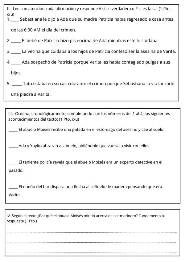 Evaluación Plan Lector: "Ada y su Varita" - Pepe Pelayo | 3° - 5° Básico