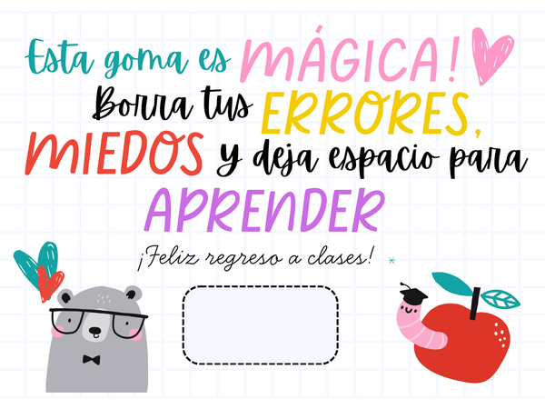 Tarjeta de Bienvenida con Obsequio 