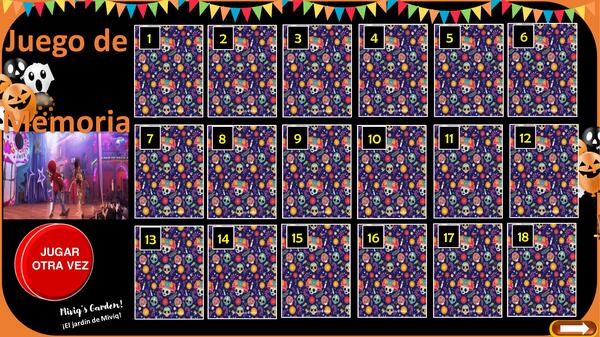 Juego de Memoria Coco