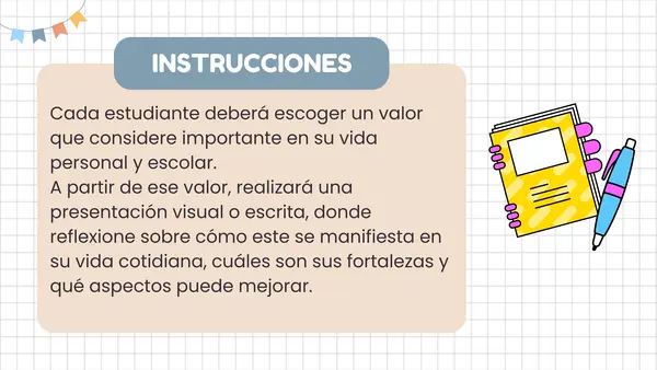 TRABAJO DE ORIENTACIÓN "LOS VALORES"
