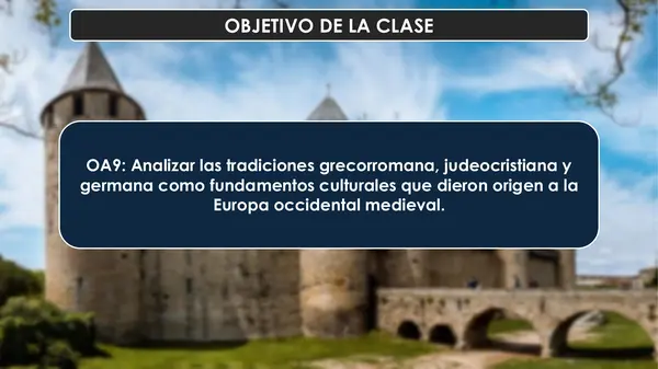 Tradiciones culturales Edad Media