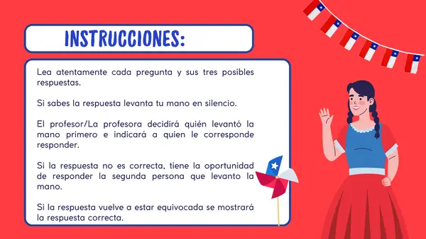 TRIVIA FIESTAS PATRIAS CHILE NIVEL 1