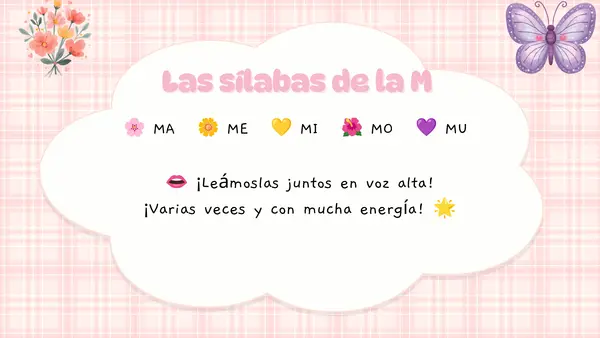 Aprendemos la letra M