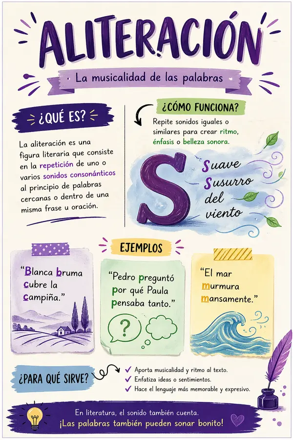 Figura literaria Aliteración