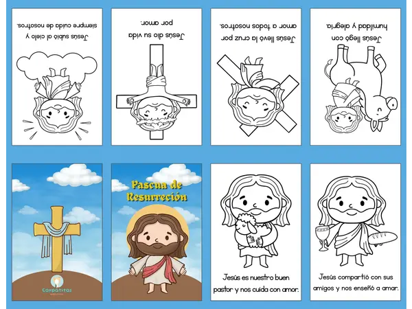 Mini Libro Armable de Pascua de Resurreción