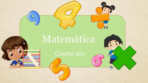 Matemáticas 4to Básico números