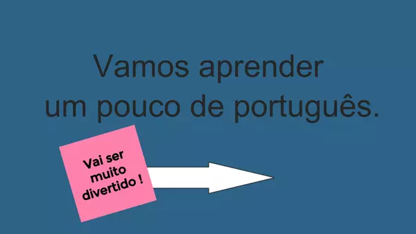 Primeras lecciones portugués