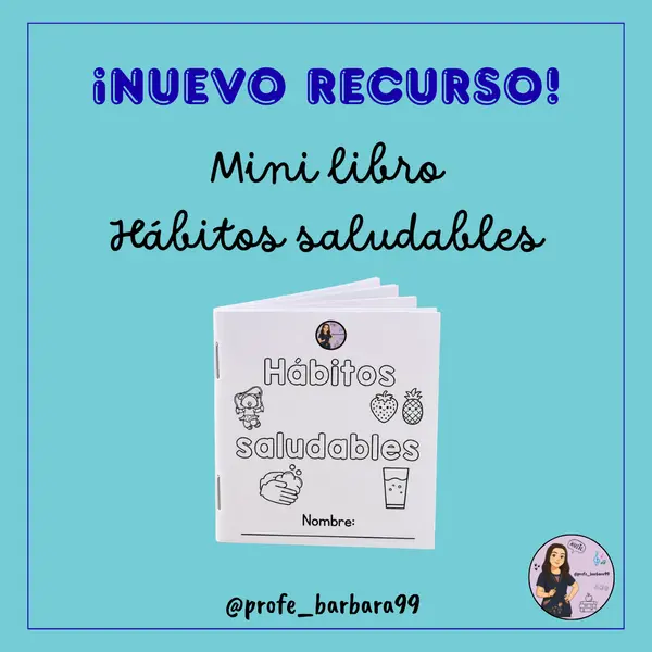 Mini libro Hábitos Saludables 1° básico