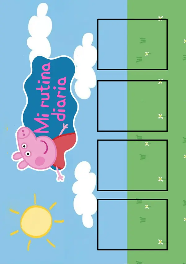 Rutina diaria Peppa Pig
