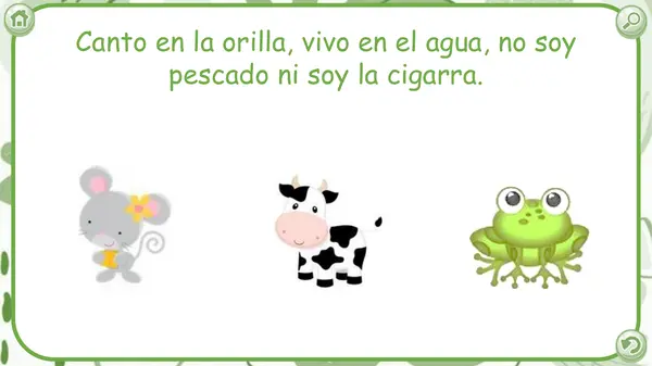 Jugando adivinar animales