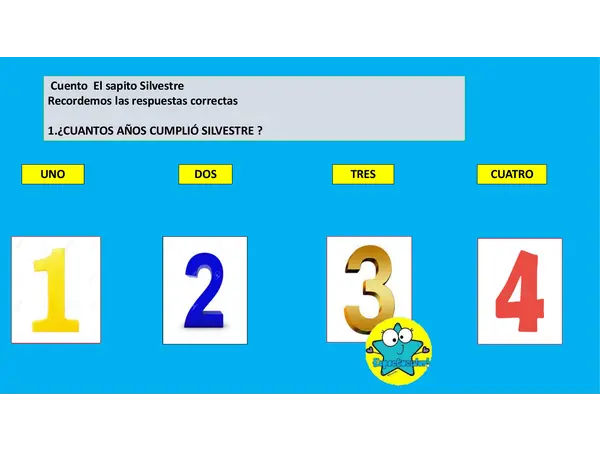 CUENTO: EL SAPITO SILVESTRE (PPT COMPRENSIÓN LECTORA)