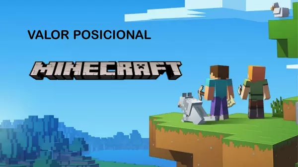 Valor posicional con Minecraft