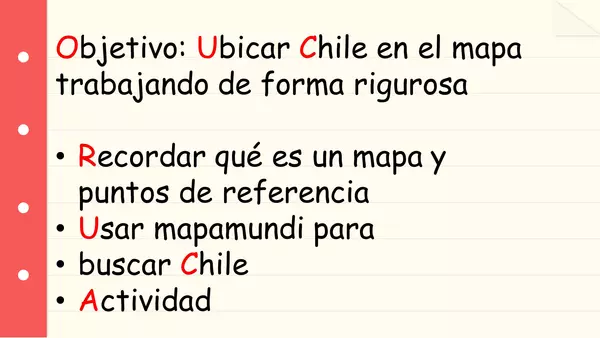 Chile en el mapa
