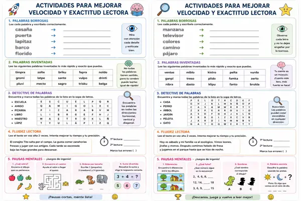 velocidad y exactitud lectora