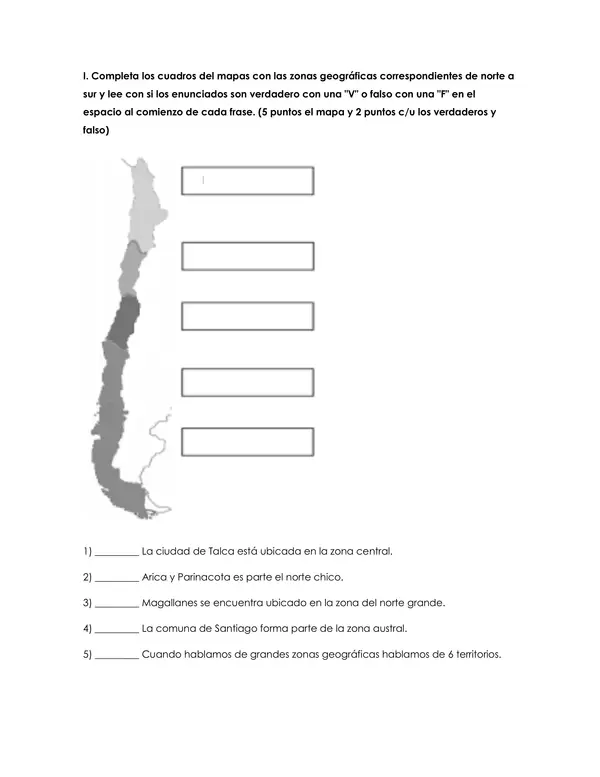 Historia, Geografía (6° Básico) U4: Chile desde las diversas visiones geográficas