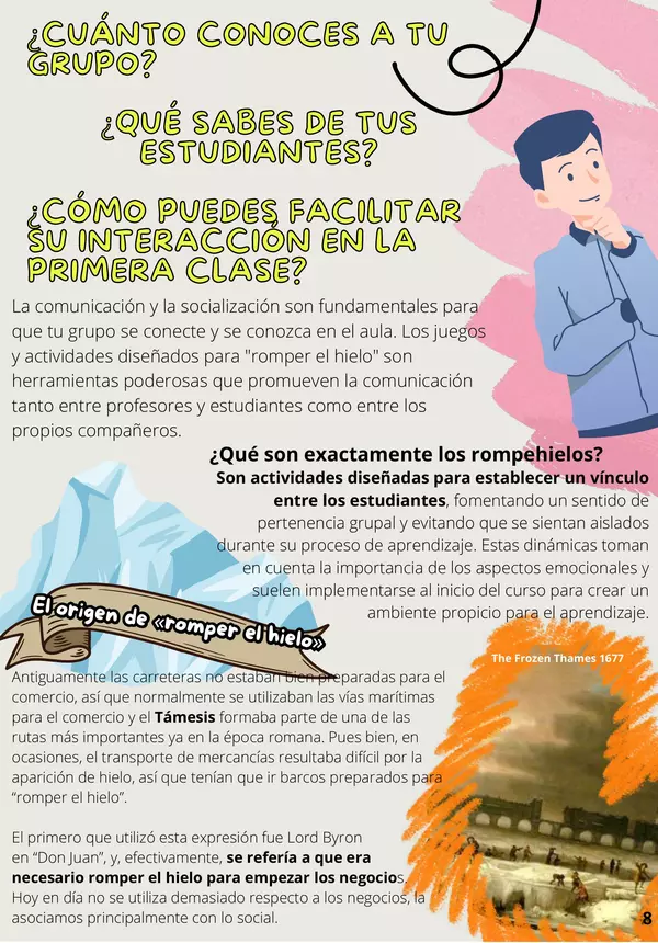 JUEGOS Y ACTIVIDADES PARA "ROMPER EL HIELO" PRIMER DIA DE CLASES