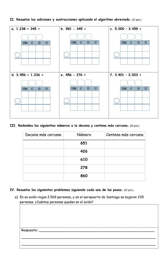 Problemas y redondeo