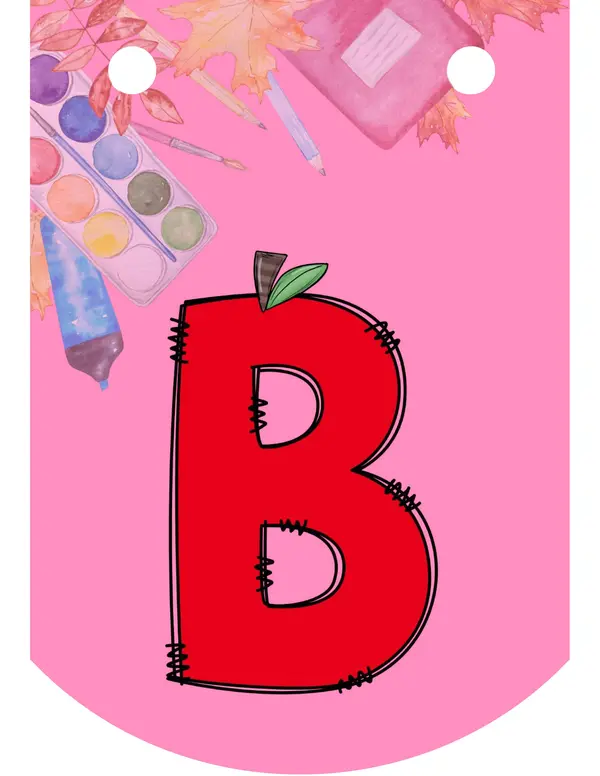 Banderines "Bienvenidos"