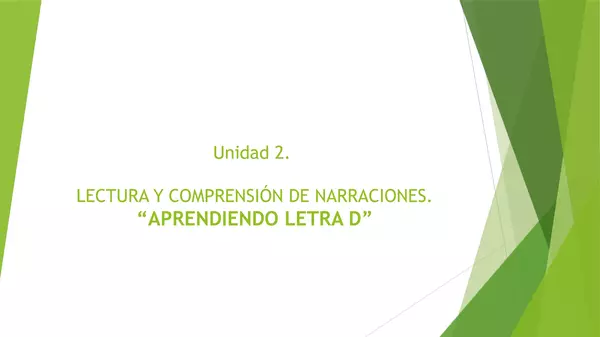 PRESENTACION APRENDIENDO LA LETRA D, PRIMERO BASICO