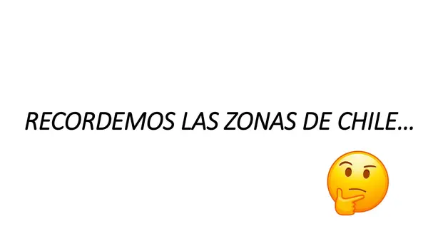 Zonas y regiones de Chile
