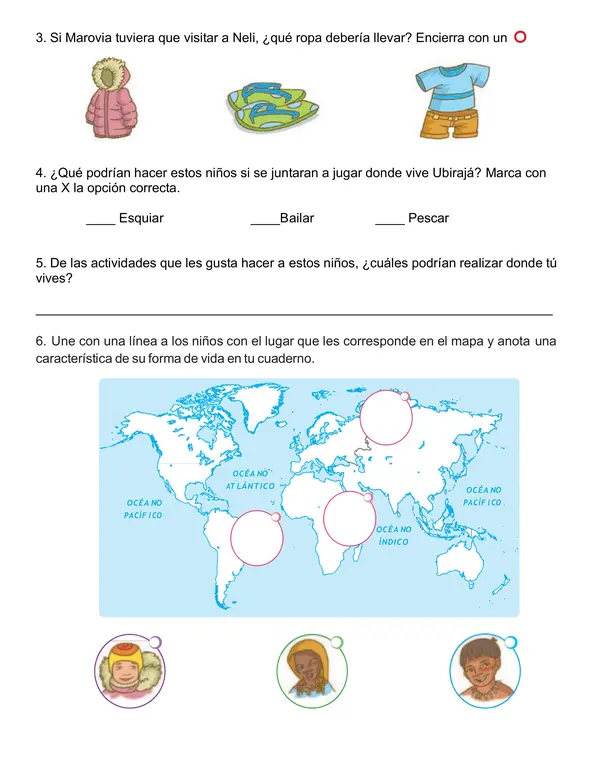 Guía de historia 1° año "Diferentes culturas"