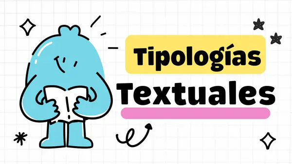 Tipologías textuales - Presentación interactiva en canva