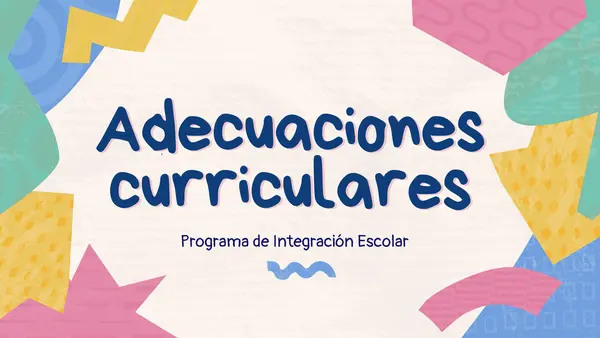 Presentación Adecuaciones Curriculares