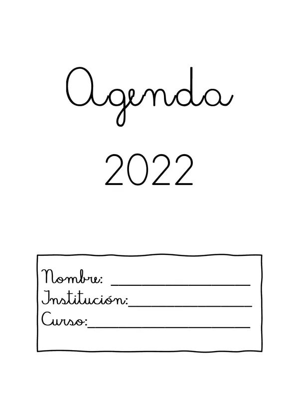 Agenda Estudiante 2022