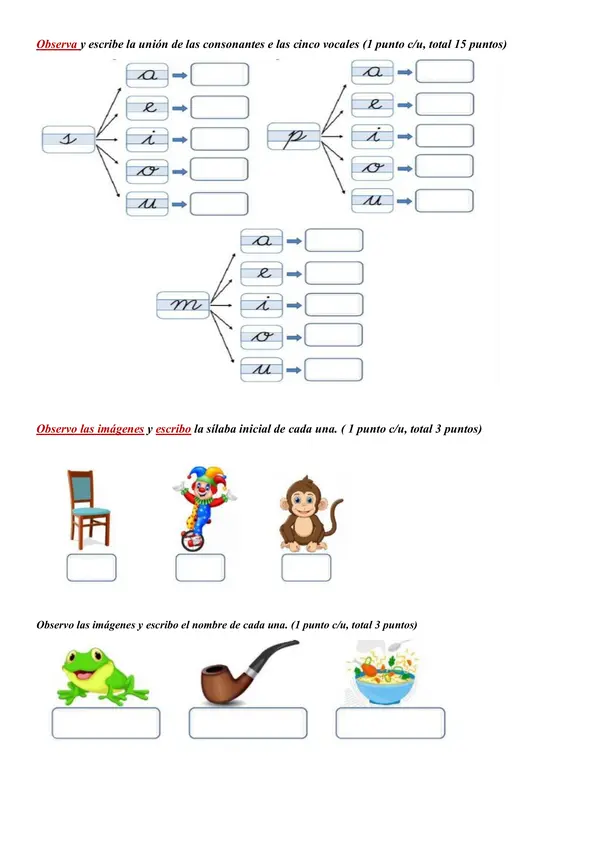 Evaluación Lenguaje y Comunicación.